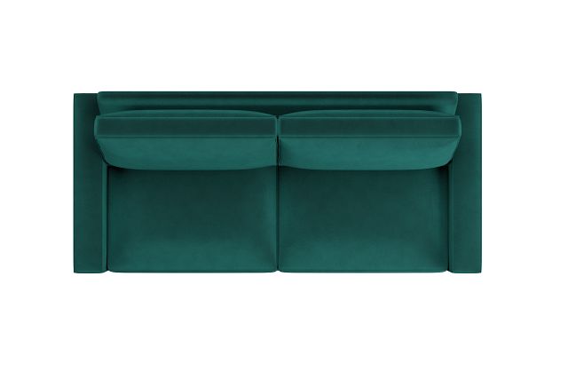 Edgewater Joya Green 96" Sofa W/ 2 Cushions