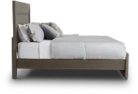 Zurich Gray Panel Bed