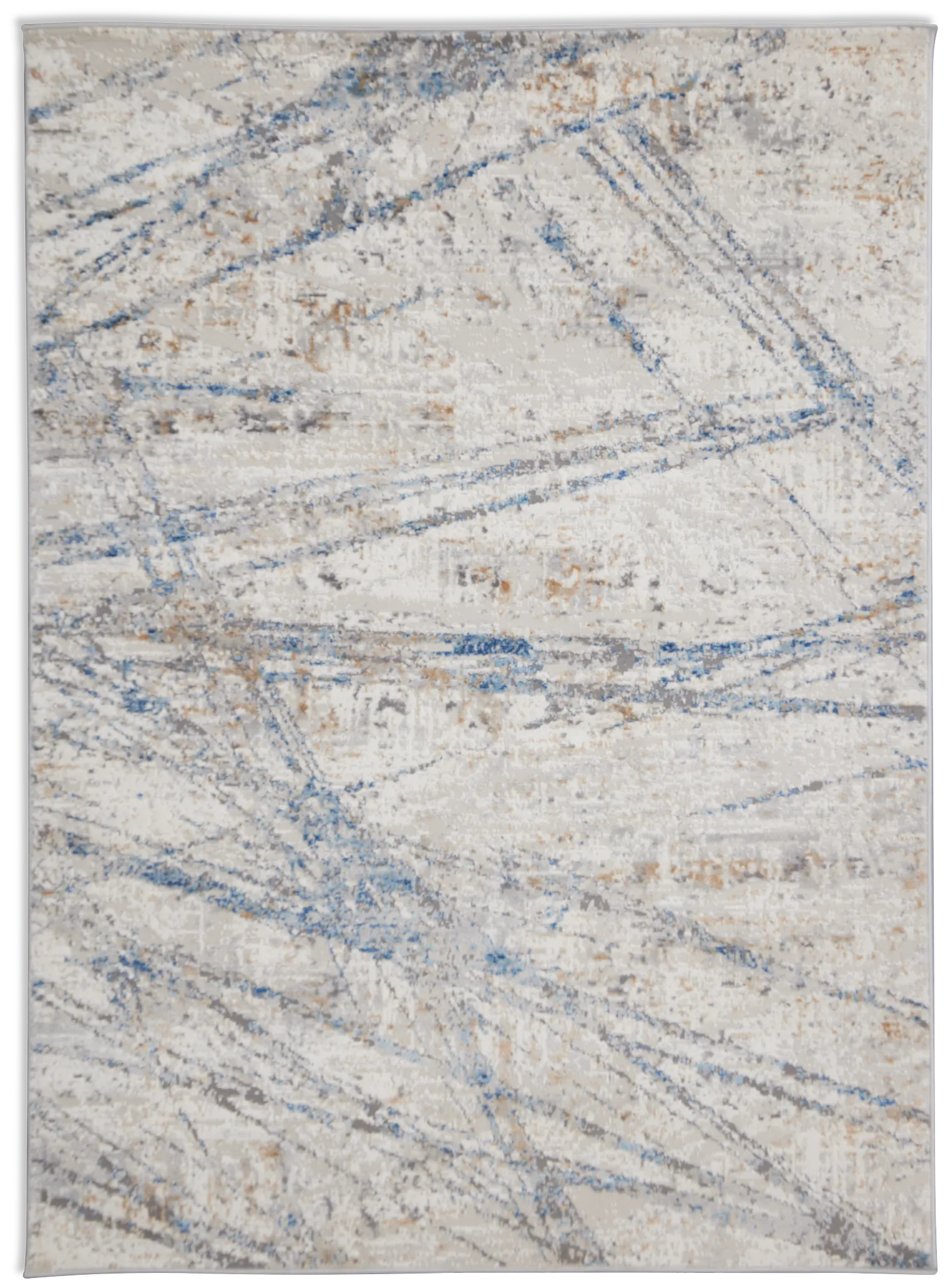 Fantasi Blue 5x7 Area Rug