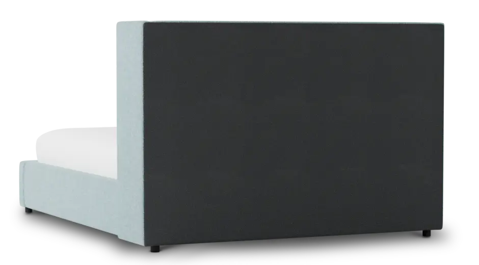 Captiva Elite Light Blue 48" Upholstered Shelter Bed Captiva Elite Light Blue 48" Upholstered Shelter Bed