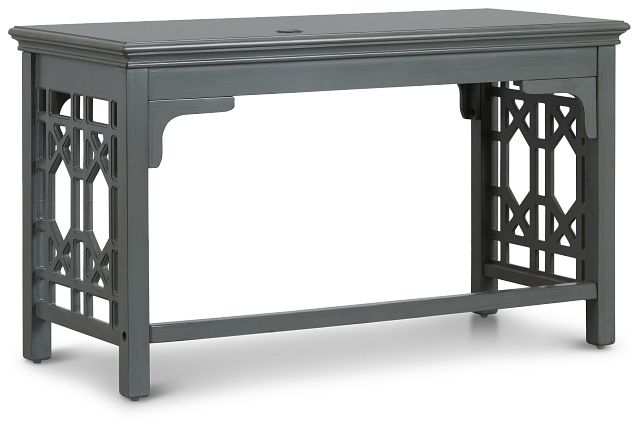 Joplin Gray 1-drawer Desk (5)