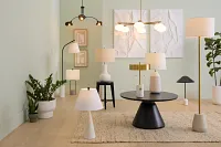 Alexa White Table Lamp