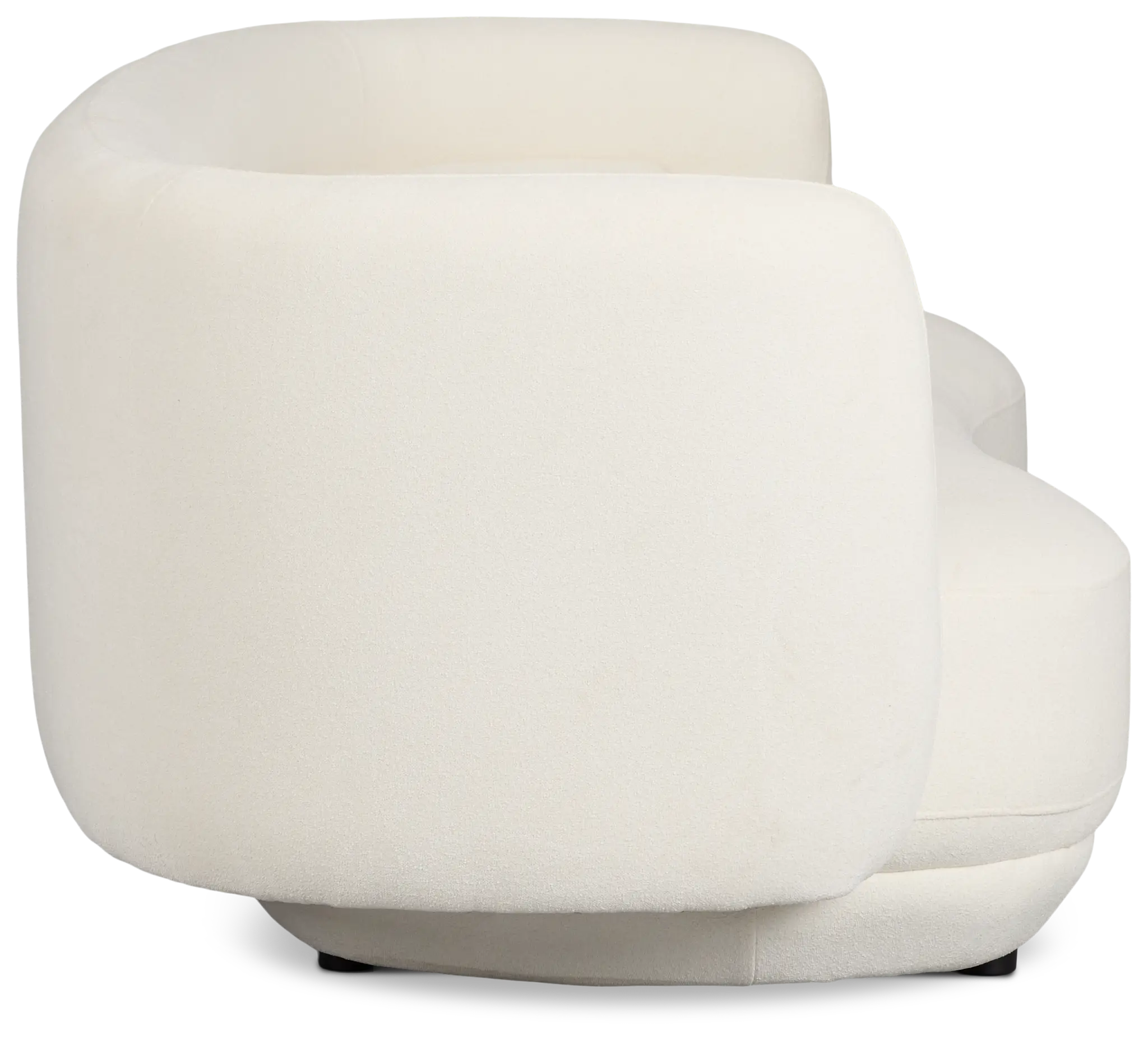 Presley White Fabric Sofa Presley White Fabric Sofa
