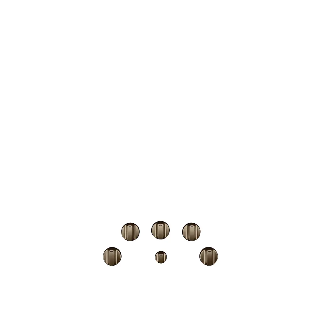 Cafe 1 Series Bronze 5 Piece Electric Knob Cafe 1 Series Bronze 5 Piece Electric Knob