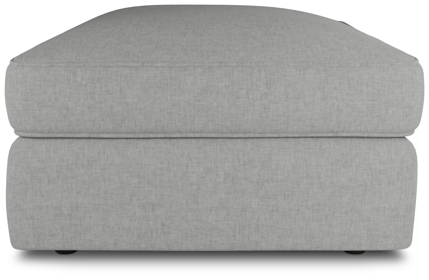 Siesta Delray Light Gray Fabric Ottoman Siesta Delray Light Gray Fabric Ottoman
