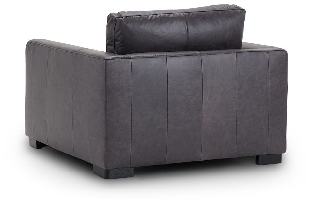 Bohan Black Leather Chair