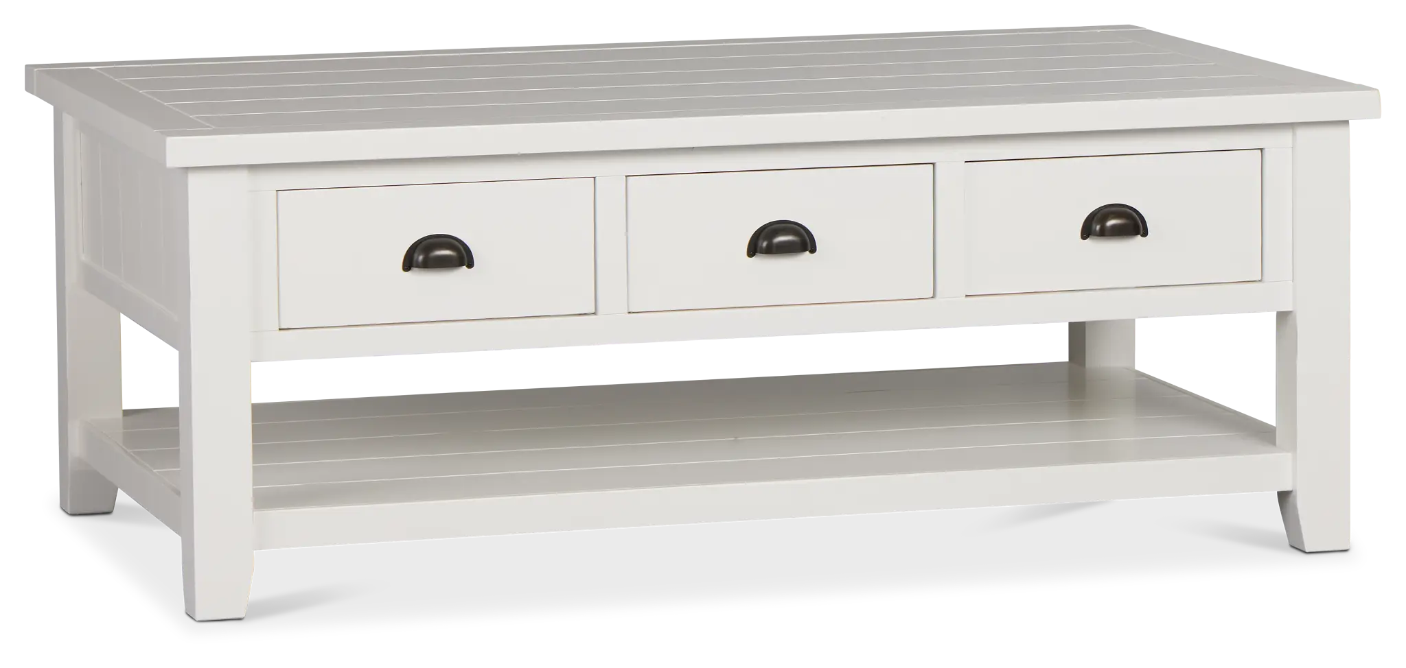 Bismark White Rectangular Coffee Table Bismark White Rectangular Coffee Table