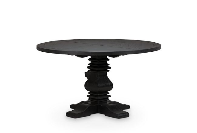 Hadlow Black 54" Round Table