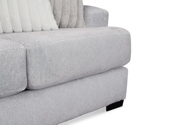 Kylie Light Gray Fabric Sofa