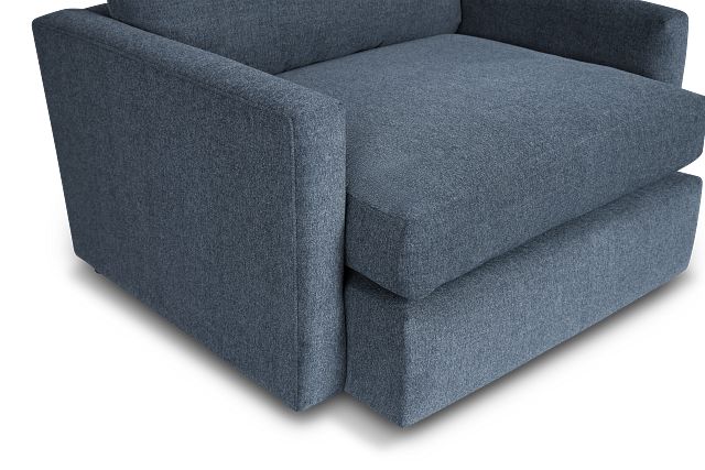 Noah Blue Fabric Chair