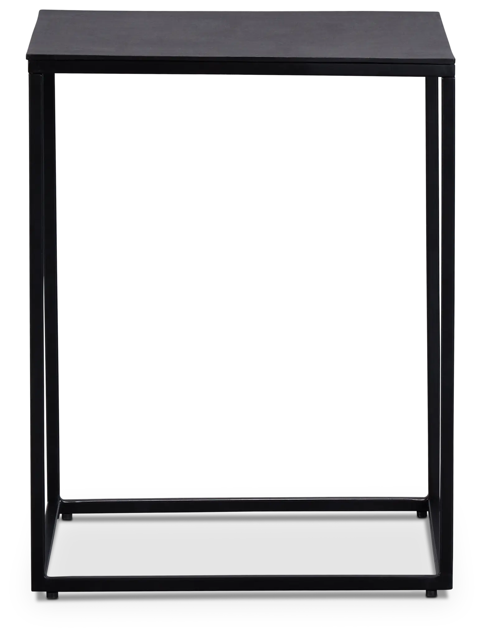 Doren Black Square End Table Doren Black Square End Table