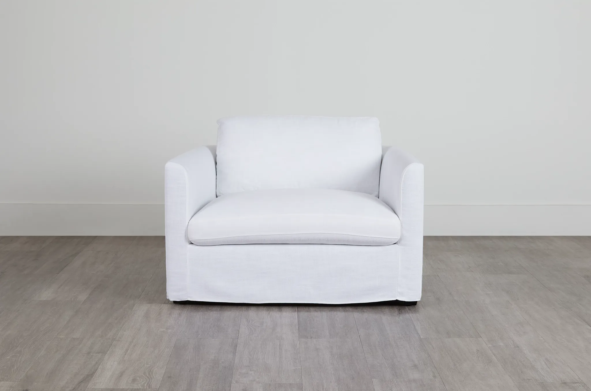 Willow White Fabric Chair