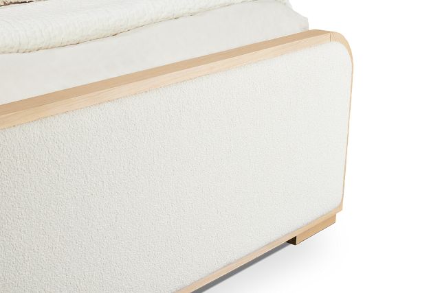 Malibu Light Tone Uph Panel Bed