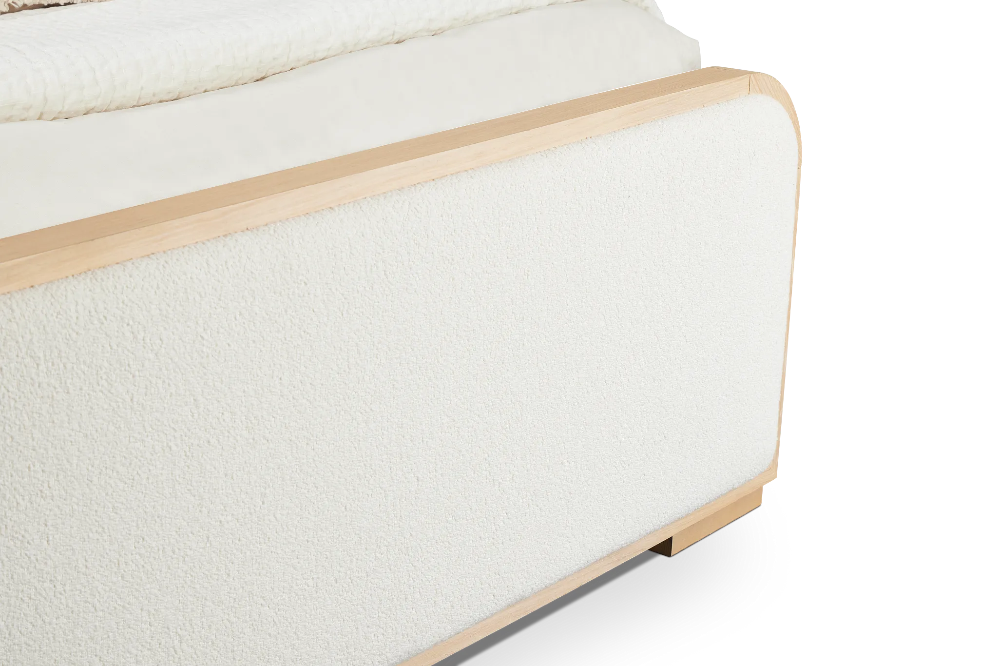 Malibu Light Tone Uph Panel Bed