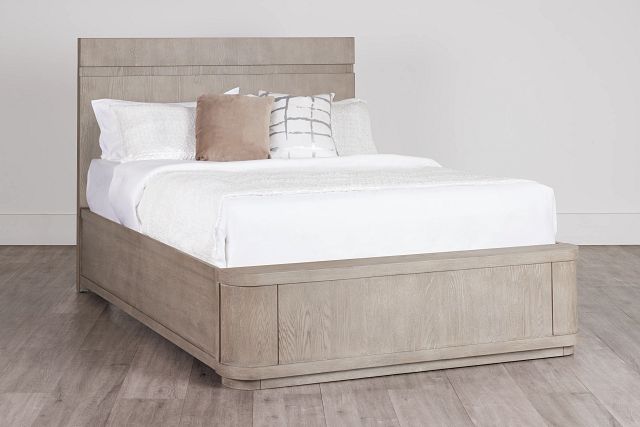 Soho Light Tone Platform Bed