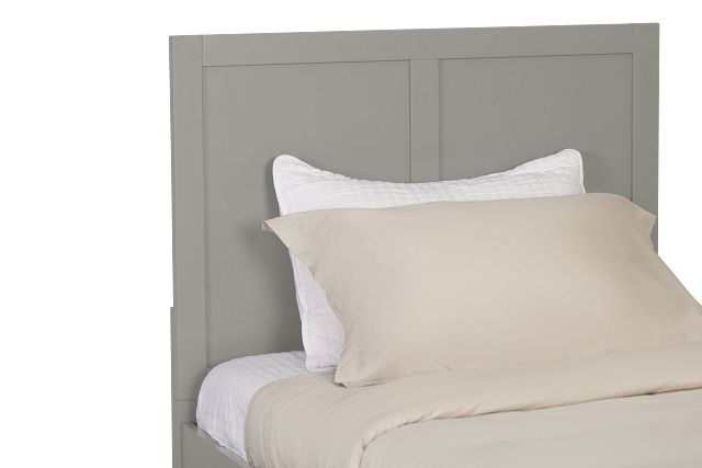 Charleston Gray Panel Bed