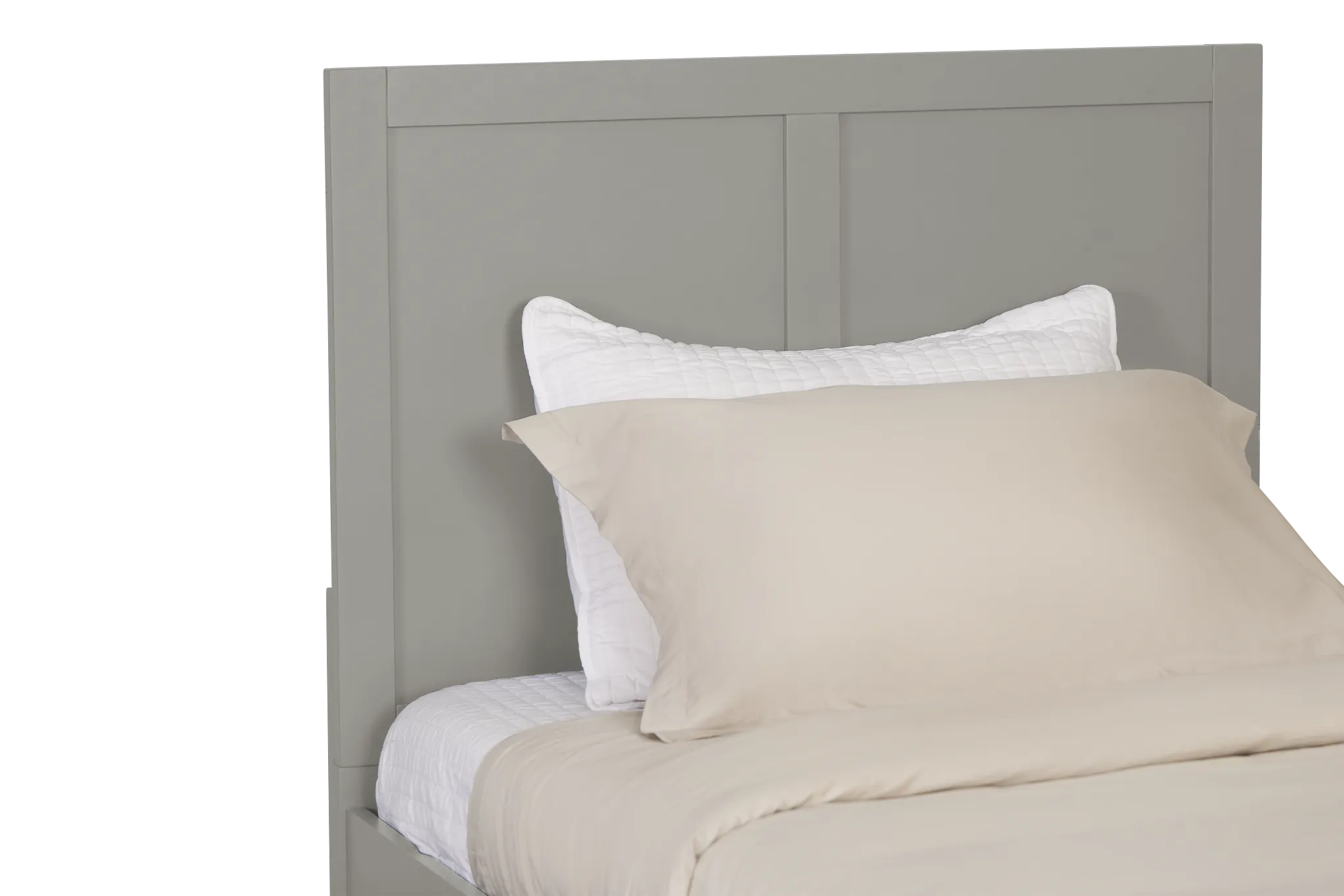 Charleston Gray Panel Bed