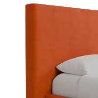 Grayton Joya Orange 54" Upholstered Platform Bed