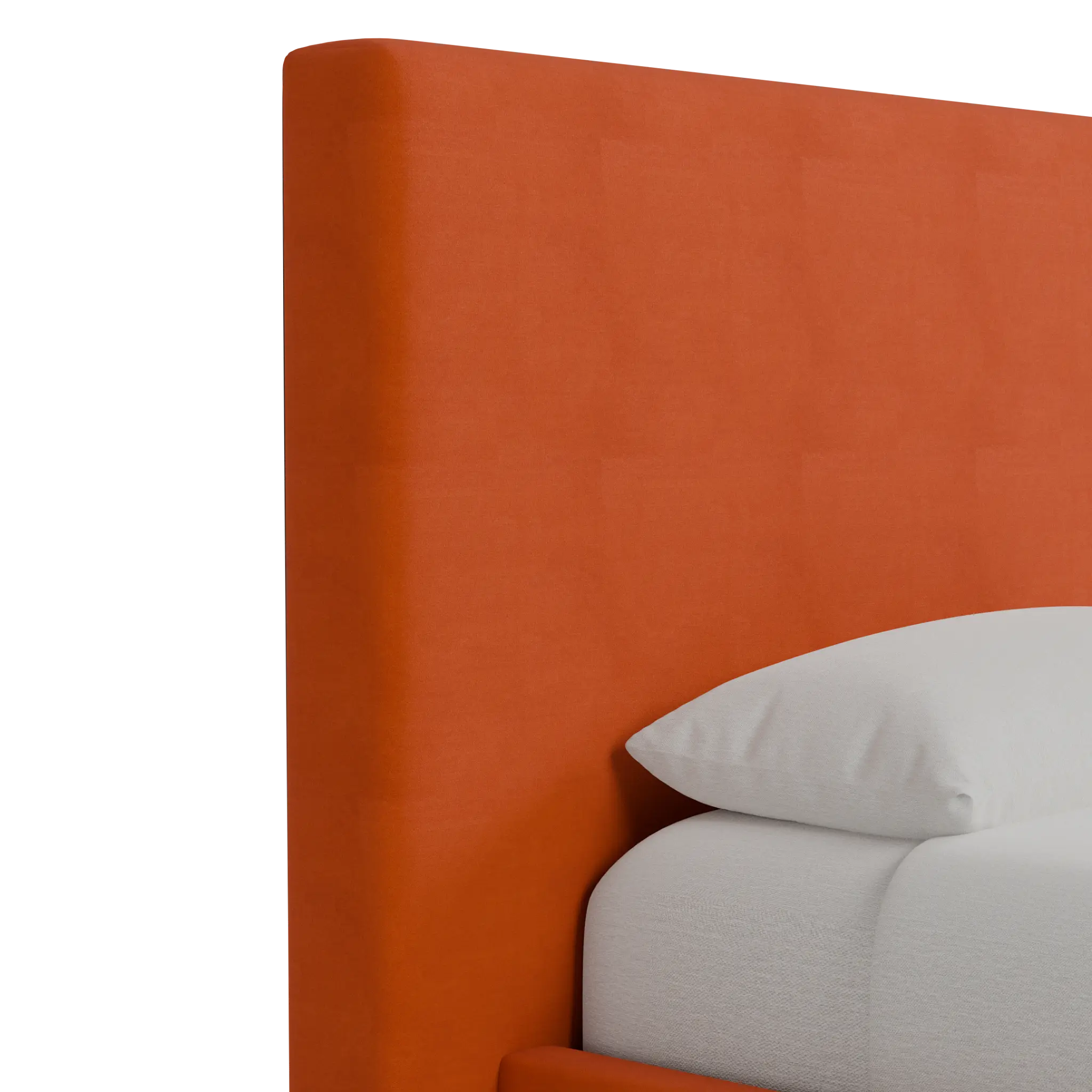 Grayton Joya Orange 54" Upholstered Platform Bed Grayton Joya Orange 54" Upholstered Platform Bed