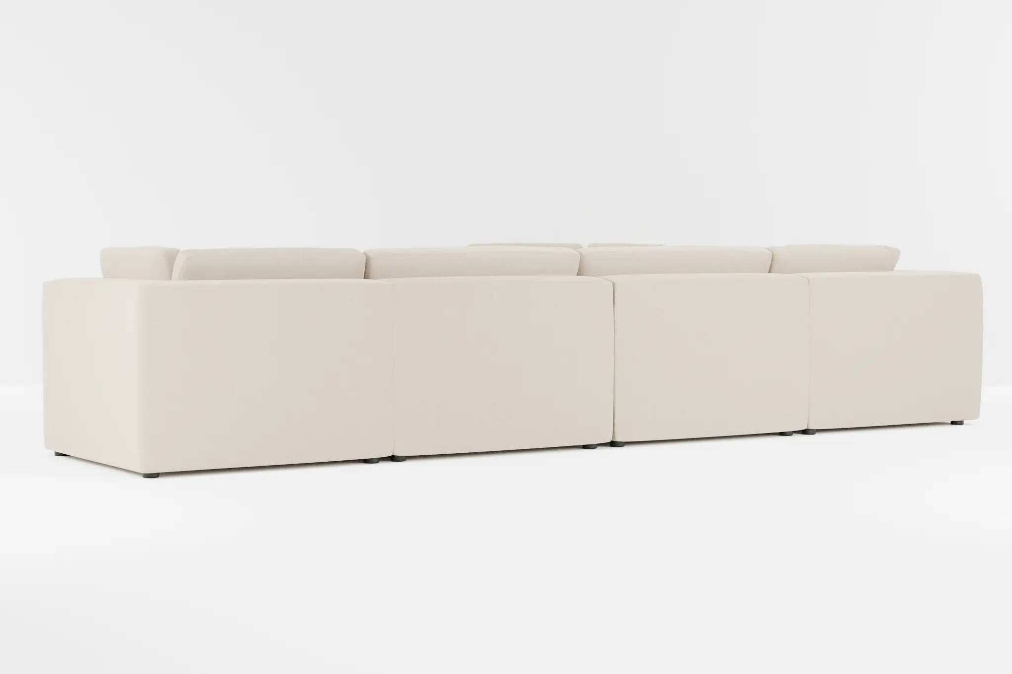 Destin Suave Beige Fabric 6-piece Modular Sectional Destin Suave Beige Fabric 6-piece Modular Sectional