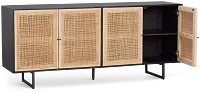Malibu Black Credenza