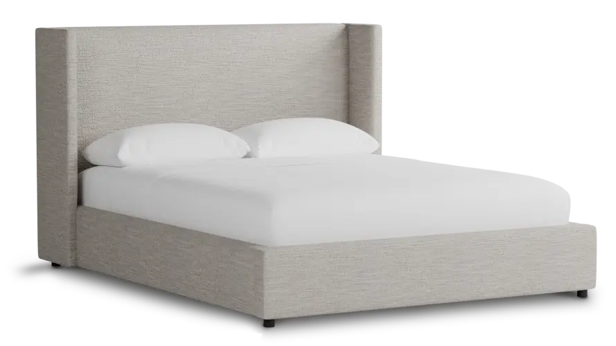 Captiva Maguire Pewter 48" Upholstered Shelter Bed Captiva Maguire Pewter 48" Upholstered Shelter Bed