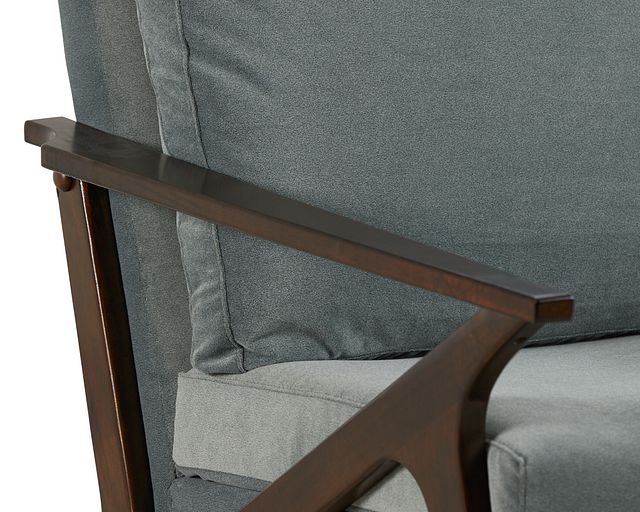 Grayson Gray Wood Accent Chair