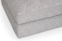 Calista Pewter Fabric Cocktail Ottoman