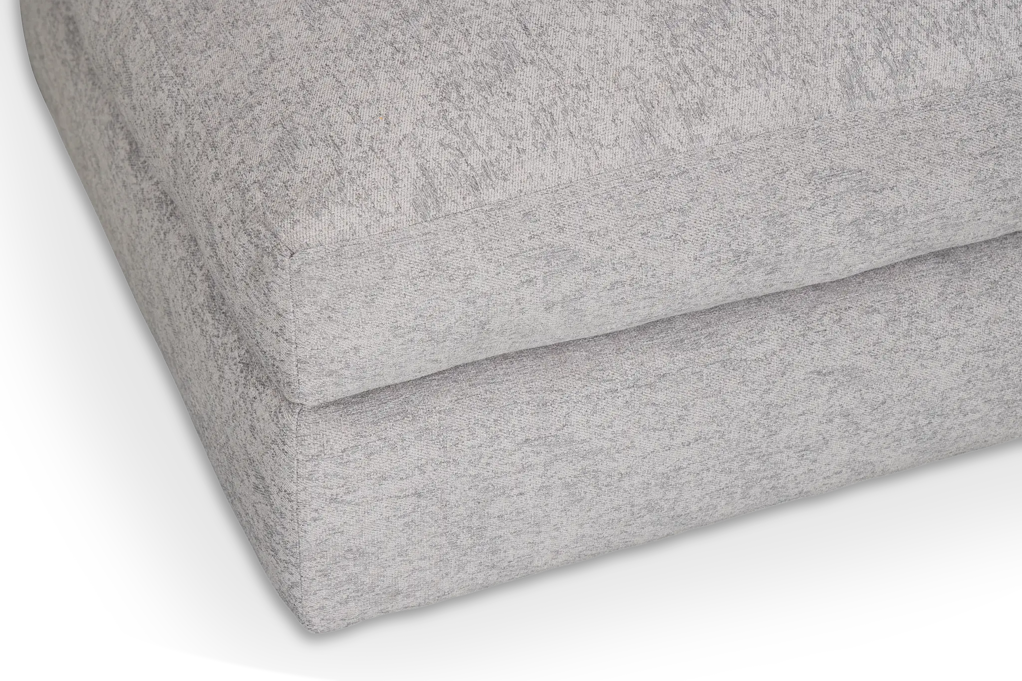 Calista Pewter Fabric Cocktail Ottoman Calista Pewter Fabric Cocktail Ottoman