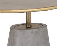 Billie Gray Oval End Table