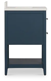 Alden Blue 24" Single Bathroom Vanity