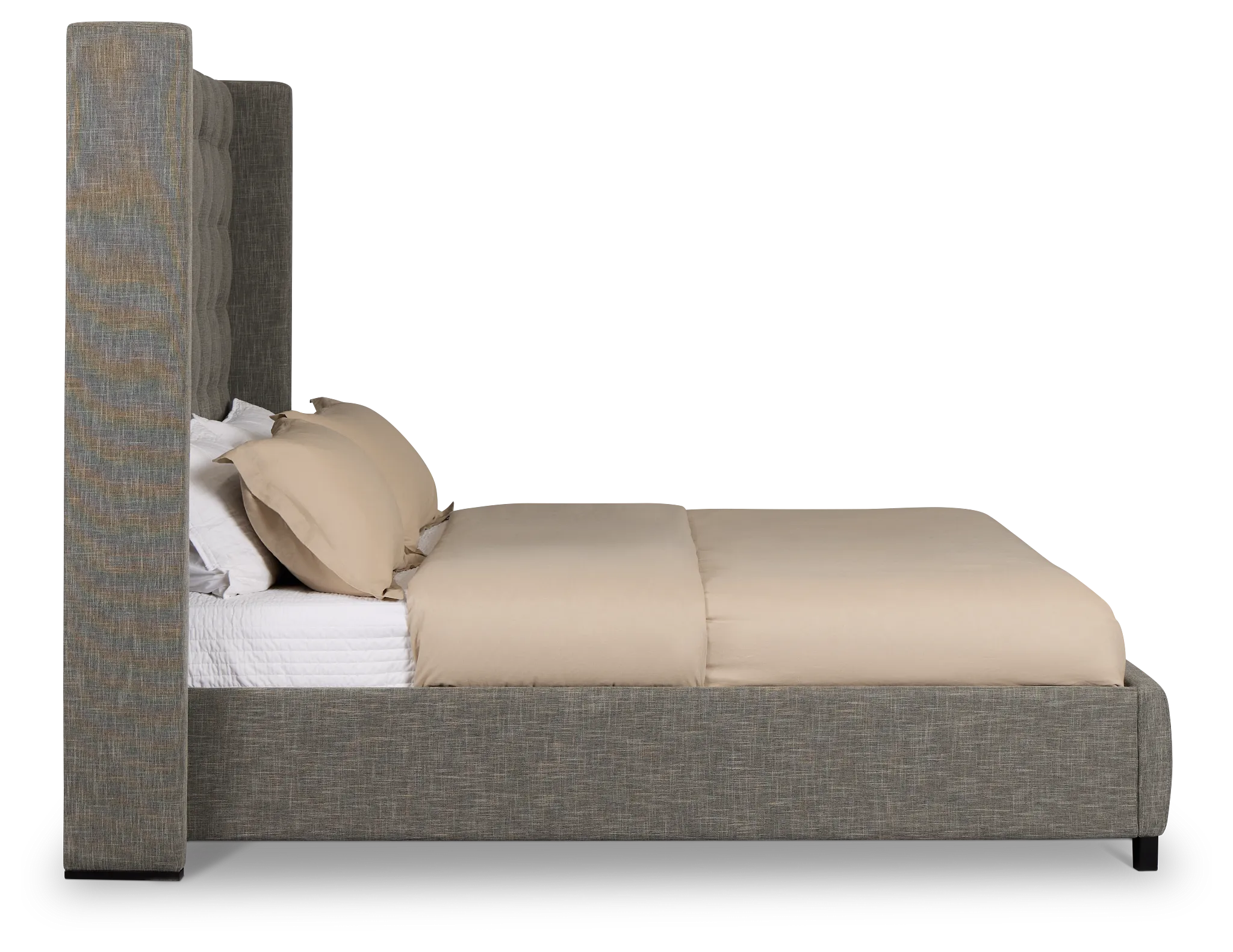 Chatham Gray High Platform Bed