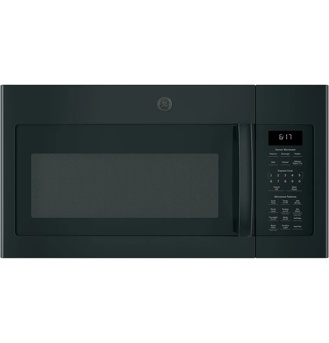 Ge 6175 Series Black Over-the-range Microwave