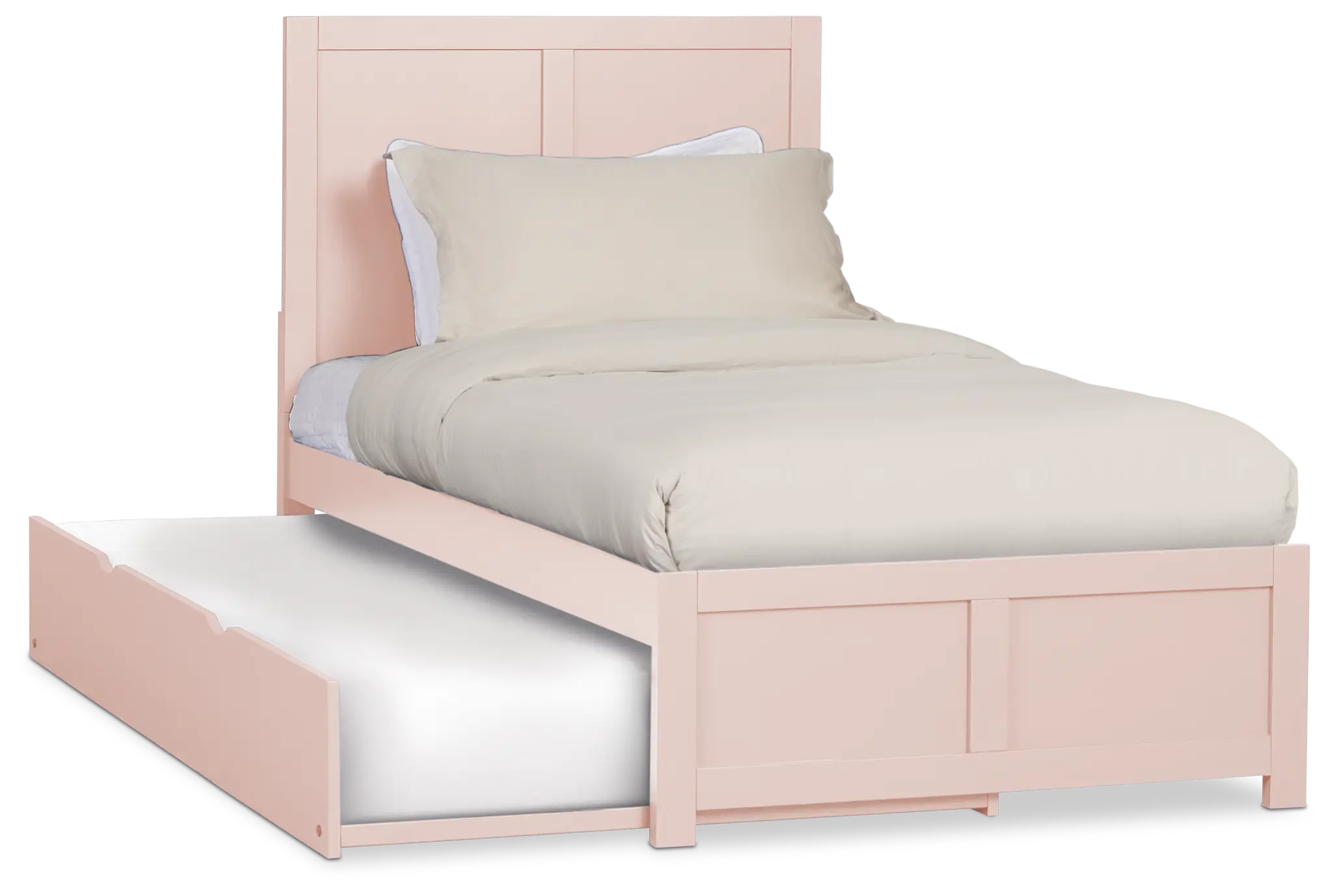 Charleston Pink Panel Trundle Bed Charleston Pink Panel Trundle Bed