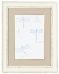 Dragonfly Multicolored Framed Wall Art