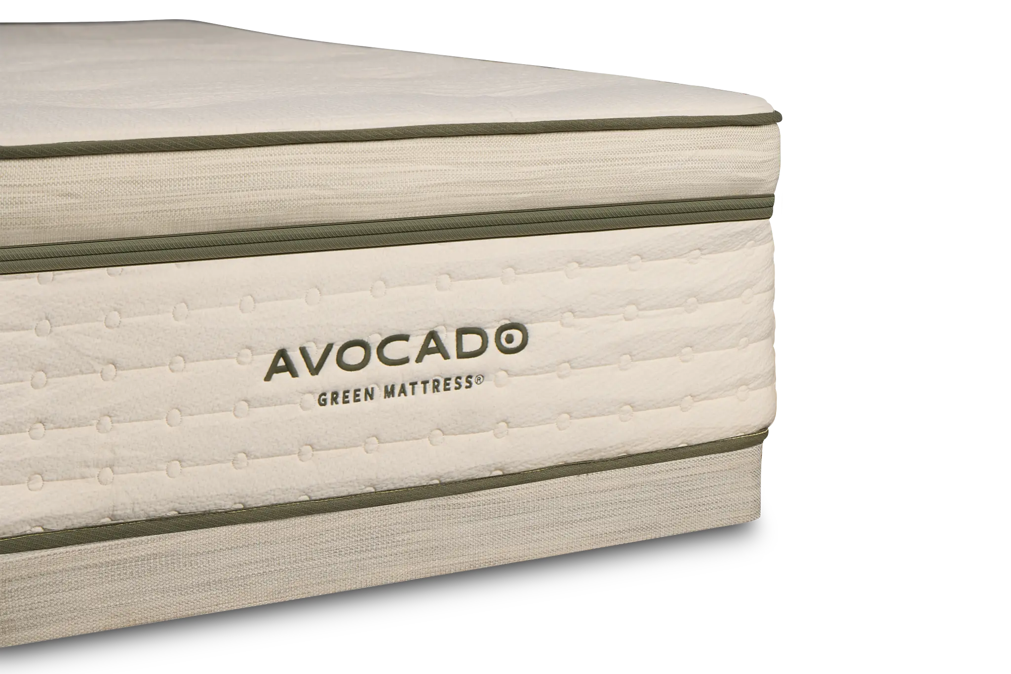Avocado Green Plush Low-profile Mattress Set Avocado Green Plush Low-profile Mattress Set