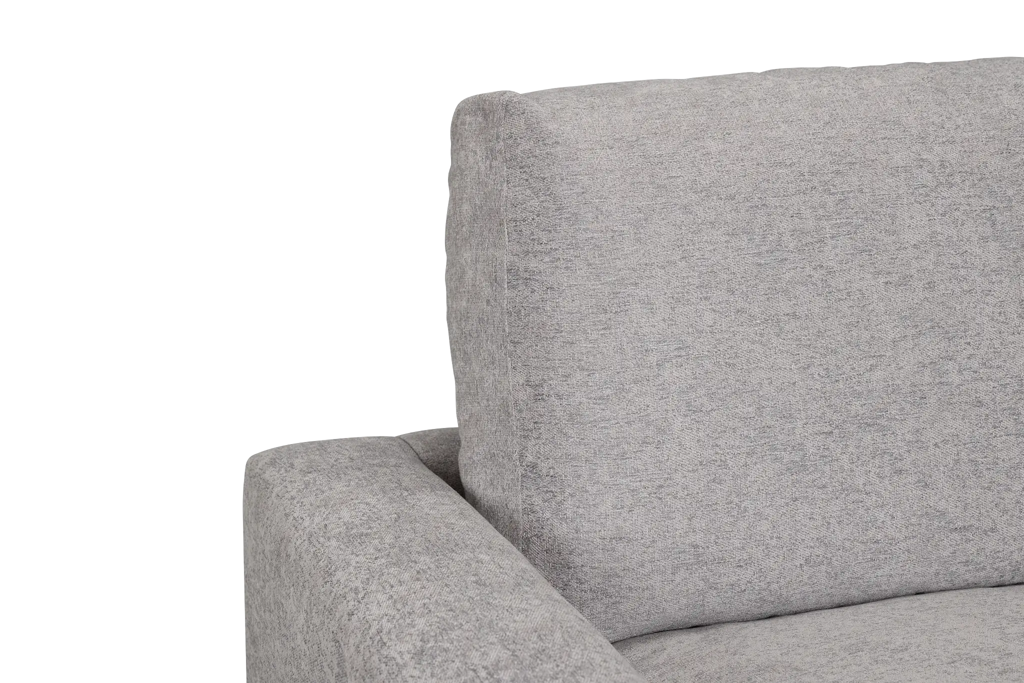 Calista Pewter Fabric Large Two-arm Sectional Calista Pewter Fabric Large Two-arm Sectional