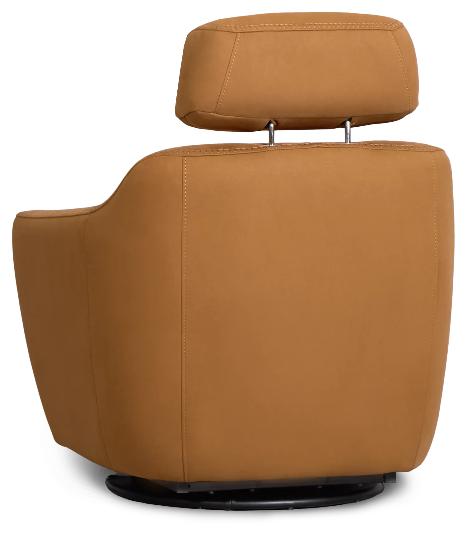 Aria Medium Brown Micro Power Swivel Recliner