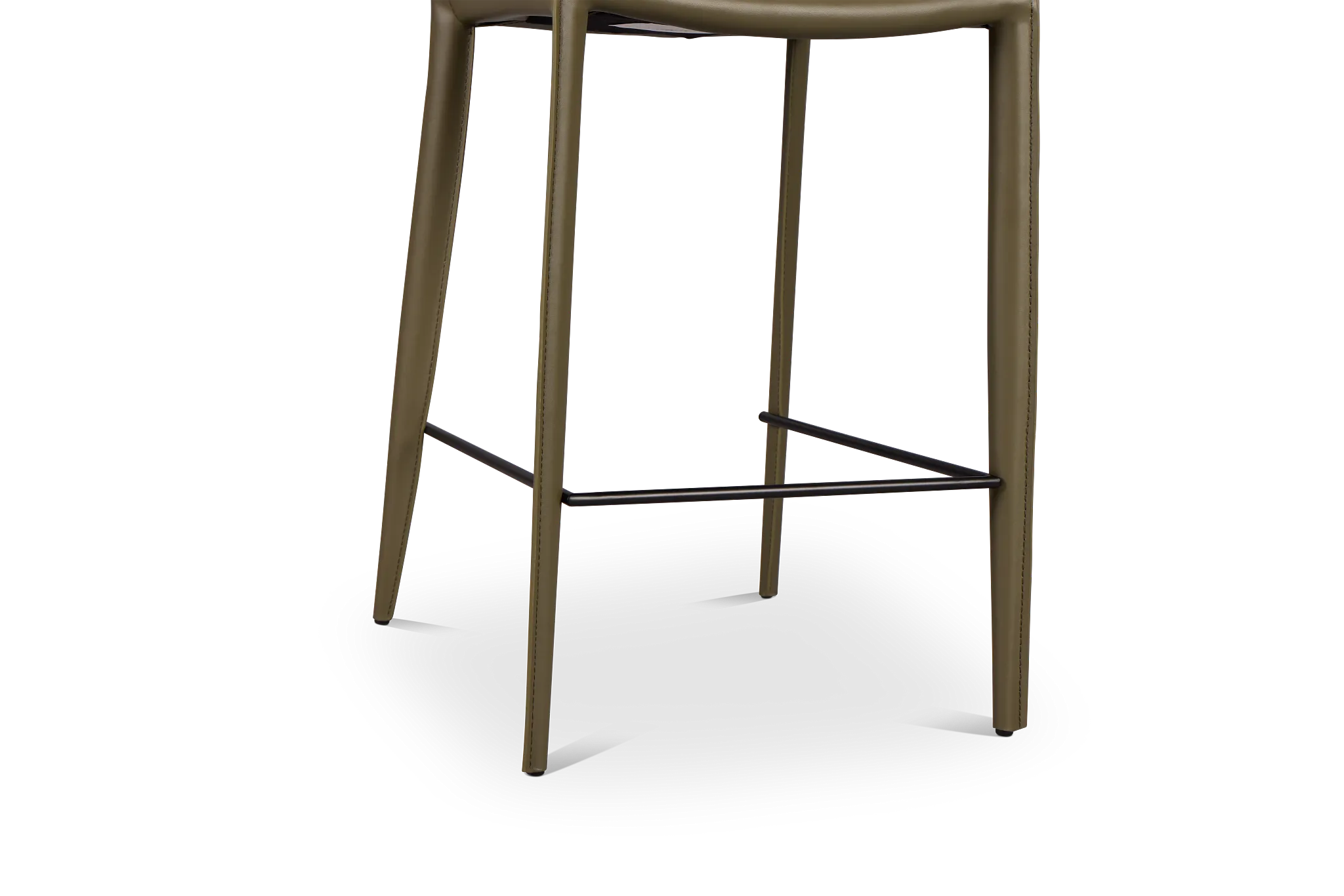 Wayne Dark Green 27" Upholstered Barstool