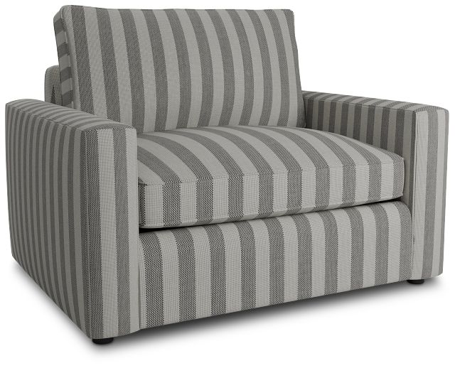 Siesta Sea Lane Dark Gray Fabric Cooling Memory Foam Sleeper