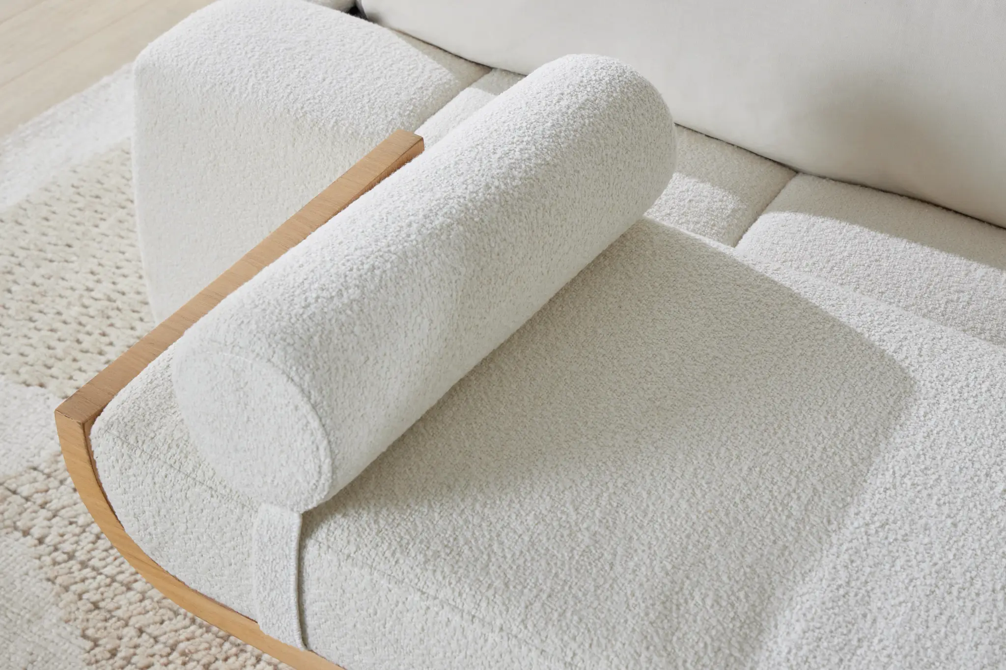 Malibu Light Tone Upholstered Bench Malibu Light Tone Upholstered Bench