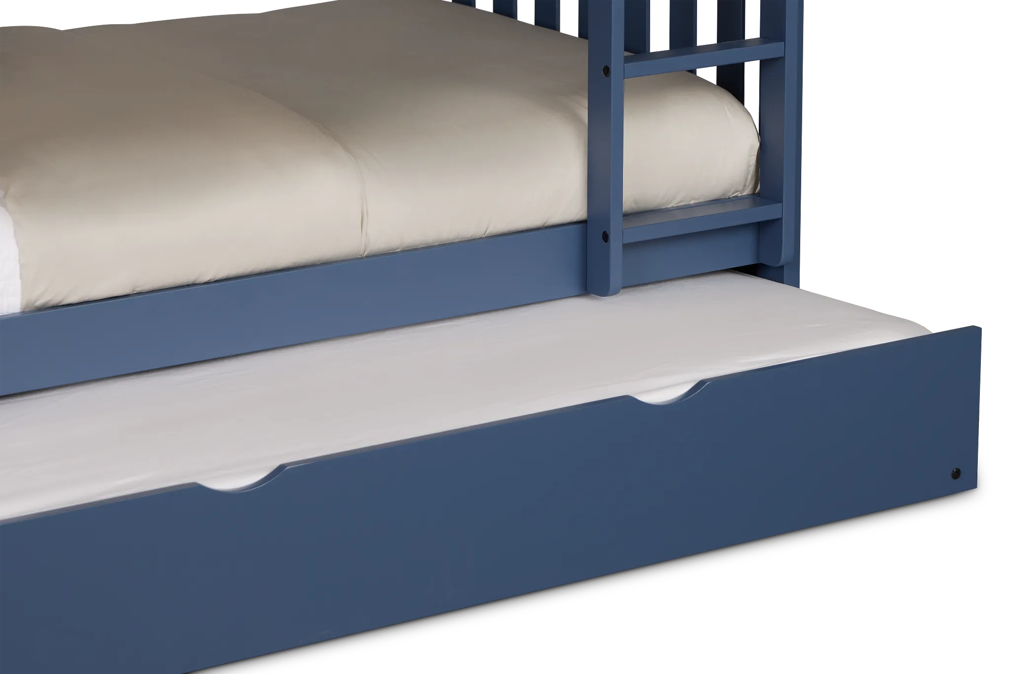Charleston Dark Blue Trundle Bunk Bed