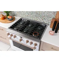 Cafe 366 Series White 36" Gas Range