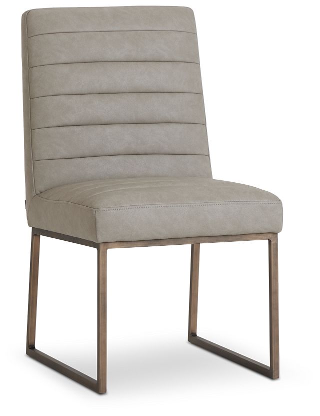 Miller Light Gray Upholstered Side Chair (1)