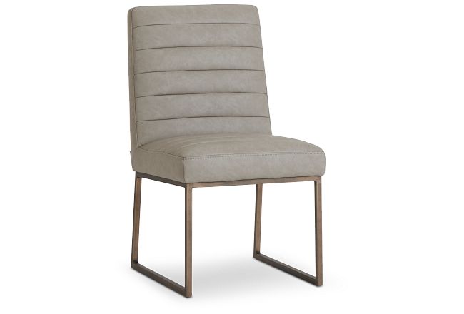 Miller Light Gray Upholstered Side Chair