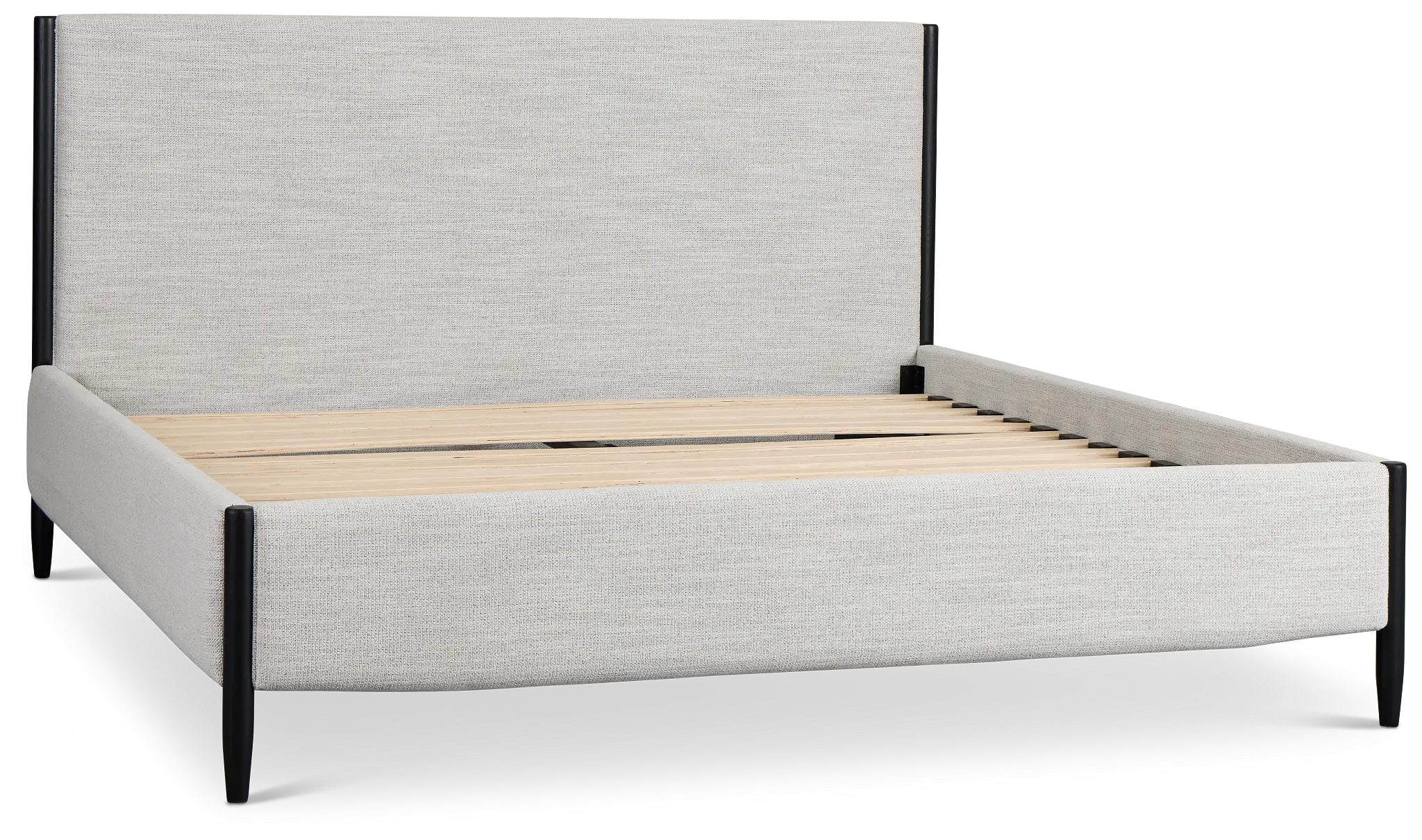 Stockton Black Uph Panel Bed Stockton Black Uph Panel Bed