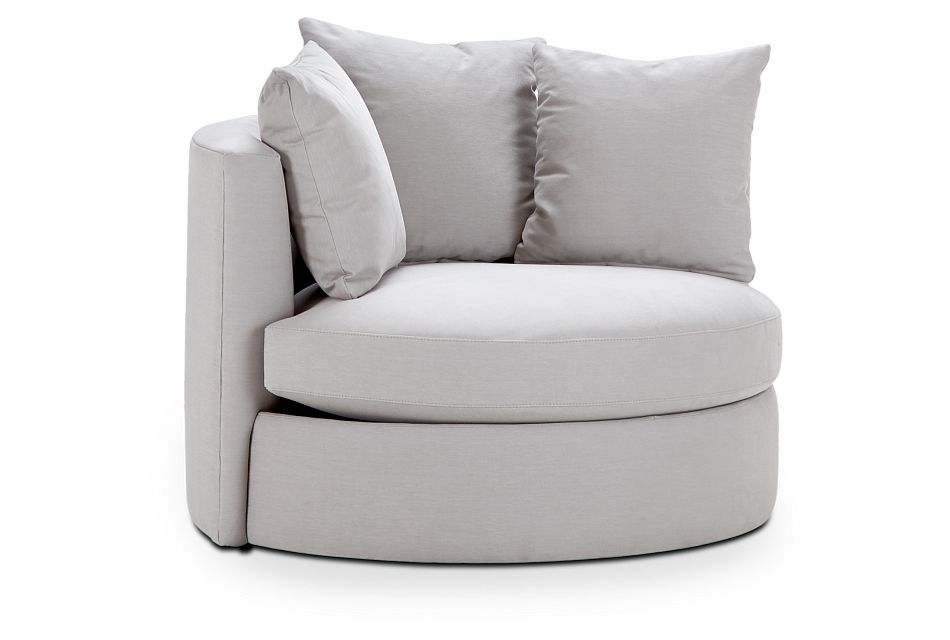 Merrick Gray Fabric Swivel Chair, %%bed_Size%% (1)