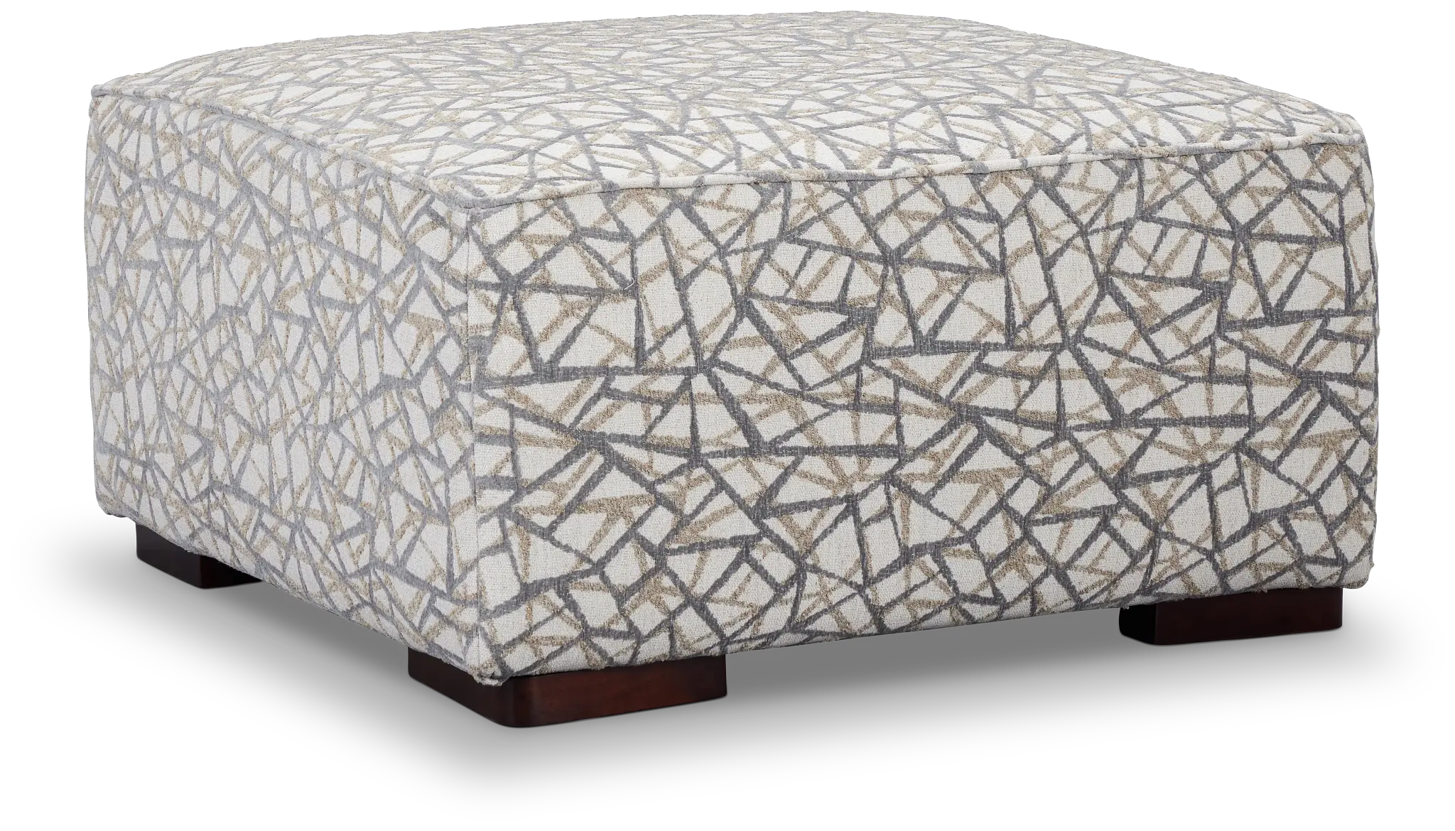 Webinar Gray Fabric Cocktail Ottoman Webinar Gray Fabric Cocktail Ottoman
