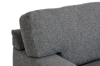 Veronica Dark Gray Down Right Bumper Sectional