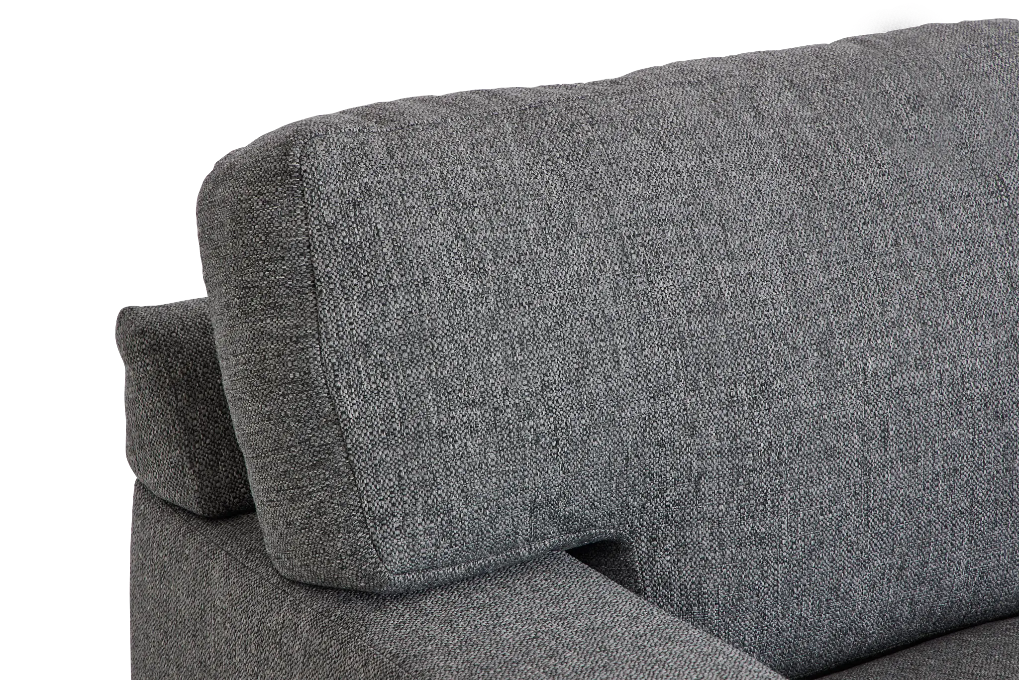 Veronica Dark Gray Down Right Bumper Sectional Veronica Dark Gray Down Right Bumper Sectional